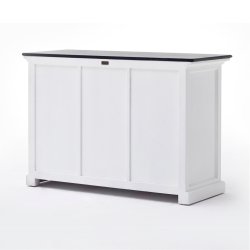 NOVASOLO HALIFAX CONTRAST KLASSISK HVID &amp; SORT SK�NK MED 2 KURVE - 120