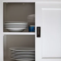 NOVASOLO HALIFAX CONTRAST KLASSISK HVID &amp; SORT SK�NK MED SKYDED�RE - 125
