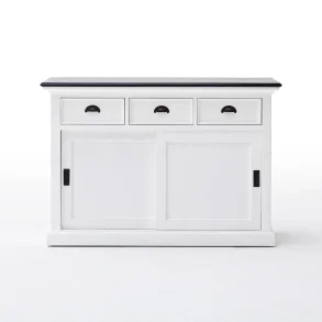 NOVASOLO HALIFAX CONTRAST KLASSISK HVID & SORT SK�NK MED SKYDED�RE - 125