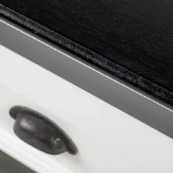 NOVASOLO HALIFAX CONTRAST KLASSISK HVID &amp; SORT SK�NK - 180
