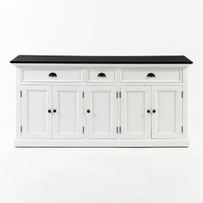 NOVASOLO HALIFAX CONTRAST KLASSISK HVID & SORT SK�NK - 180