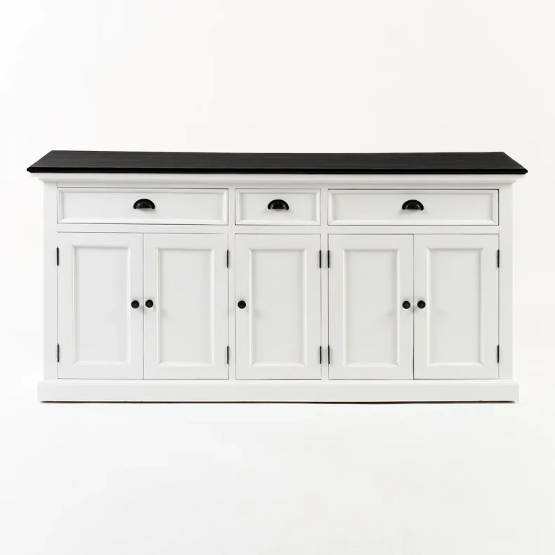 NOVASOLO HALIFAX CONTRAST KLASSISK HVID &amp; SORT SK�NK - 180