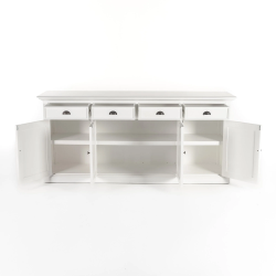 NOVASOLO HALIFAX SK�NK M/4 SKUFFER/4 L�GER HYLDER HVID - 200