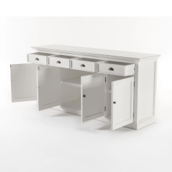 NOVASOLO HALIFAX SK�NK M/4 SKUFFER/4 L�GER HYLDER HVID - 200