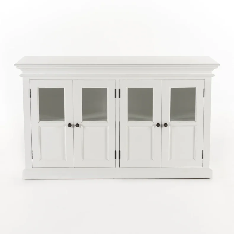 NOVASOLO HALIFAX KLASSISK HVID SK�NK MED 4 GLASD�RE - 145