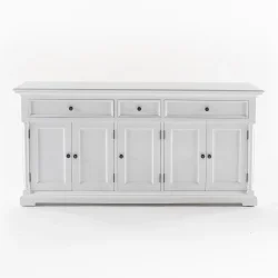 NOVASOLO PROVENCE KLASSISK HVID SK�NK MED 5 L�GER - 180