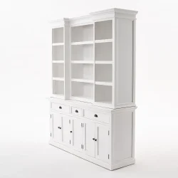 NOVASOLO HALIFAX KLASSISK HVID K�KKENREOL MED 5 L�GER 3 SKUFFER - 180