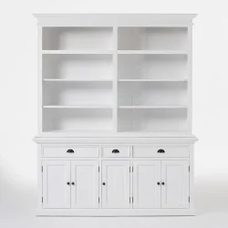 NOVASOLO HALIFAX KLASSISK HVID REOL MED 5 L�GER 3 SKUFFE.
