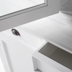 NOVASOLO HALIFAX KLASSISK HVID REOL MED 4 GLASD�RE - 200