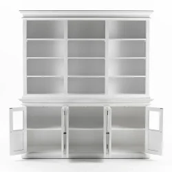 NOVASOLO HALIFAX KLASSISK HVID REOL MED 6 GLASD�RE - 240