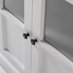 NOVASOLO HALIFAX KLASSISK HVID REOL MED 4 GLASD�RE - 145