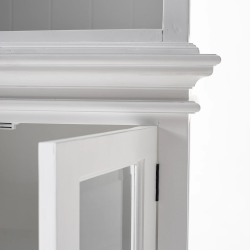 NOVASOLO HALIFAX KLASSISK HVID REOL MED 4 GLASD�RE - 145