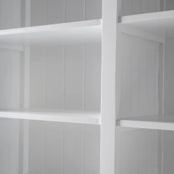 NOVASOLO HALIFAX KLASSISK HVID REOL MED 4 GLASD�RE - 145