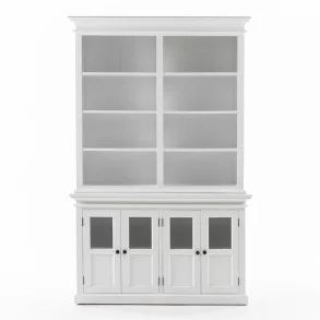 NOVASOLO HALIFAX KLASSISK HVID REOL MED 4 GLASD�RE - 145