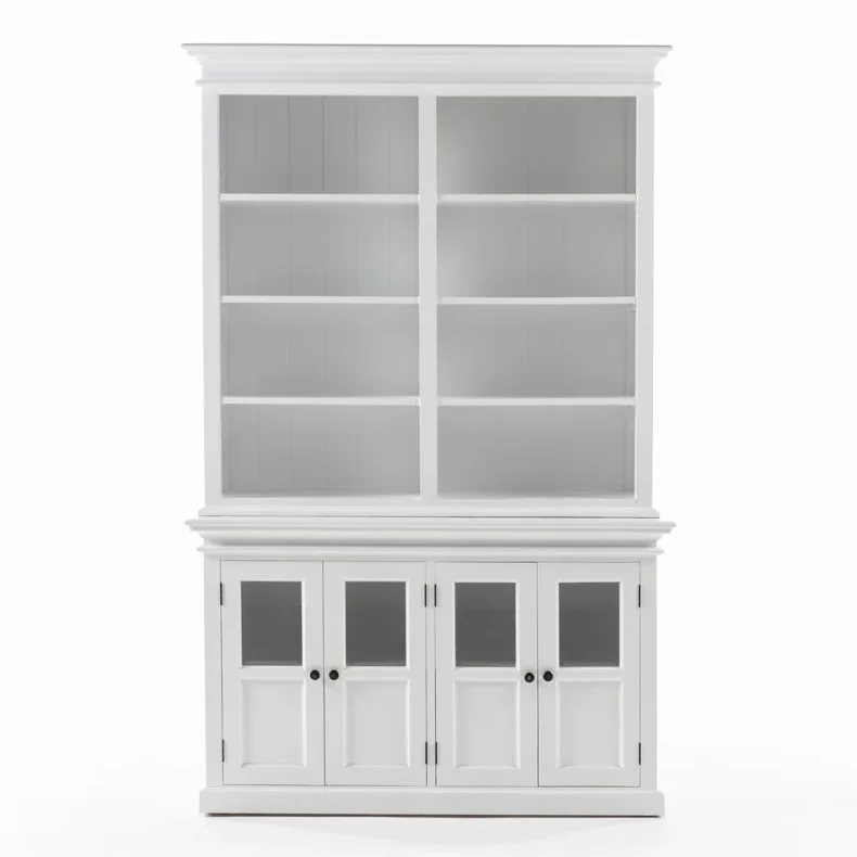 NOVASOLO HALIFAX KLASSISK HVID REOL MED 4 GLASD�RE - 145
