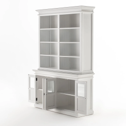 NOVASOLO HALIFAX KLASSISK HVID REOL MED 4 GLASD�RE - 145