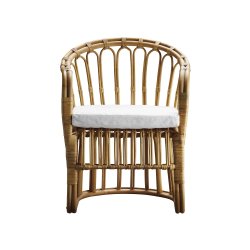 TINE K HOME STOL RATTAN INKL HYNDE HVID - 85