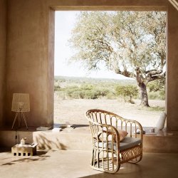 TINE K HOME LOUNGE STOL RATTAN INKL HYNDE GR� - 82