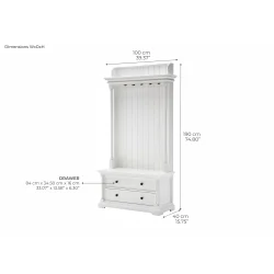 NOVASOLO PROVENCE KLASSISK HVID ENTREM�BEL - 190