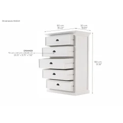 NOVASOLO HALIFAX SKUFFEM�BEL HVID - 130