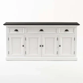 NOVASOLO HALIFAX CONTRAST KLASSISK HVID & SORT KONSOLBORD - 165