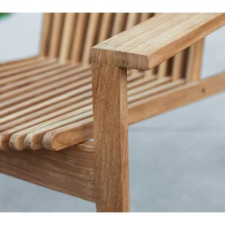 Cane-Line Amaze Loungestol - Teak 8
