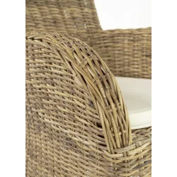 NOVASOLO WICKERWORKS NATURLIG ROOK SPISEBORDSTOL (S�T AF 2) - 78