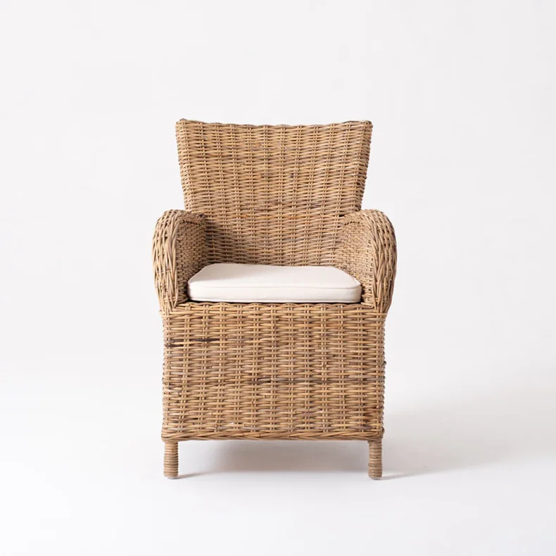 NOVASOLO WICKERWORKS NATURLIG ROOK SPISEBORDSTOL (S�T AF 2) - 78
