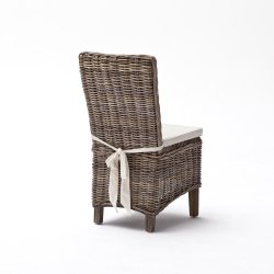 NOVASOLO WICKERWORKS NATURLIG MORIN SPISEBORDSSTOL (S�T AF 2) - 62