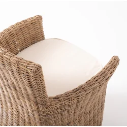 NOVASOLO WICKERWORKS NATURLIG BISKOP KURVESTOL (S�T AF 2) - 68