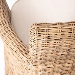 NOVASOLO WICKERWORKS NATURLIG BISKOP KURVESTOL (S�T AF 2) - 68