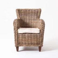 NOVASOLO WICKERWORKS NATURLIG BARON KURVESTOL (S�T AF 2) - 73