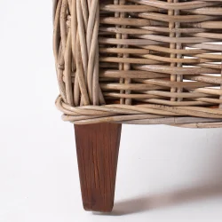 NOVASOLO WICKERWORKS NATURLIG BARONESSE KURVESTOL (S�T AF 2) - 75