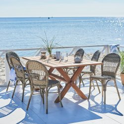 SIKA DESIGN COLONIAL TEAK BORD NATUR -  200