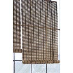 Color &amp; Co Brun natur bambus rullegardin - 140