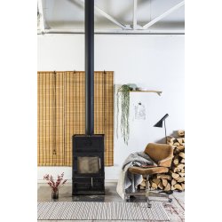 Color &amp; Co Brun natur bambus rullegardin - 140