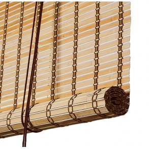 Color & Co Brun natur bambus rullegardin - 80