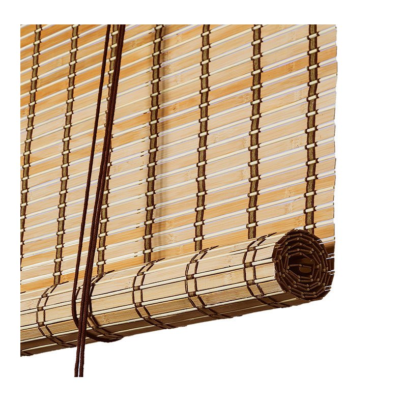 Color &amp; Co Brun natur bambus rullegardin - 140
