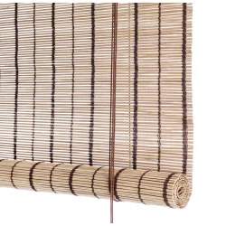 COLOR &amp; CO BRUN/STRIBET BAMBUS - 100