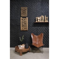 TRADEMARK LIVING LAZENBY LOUNGESTOL BRUN - 90