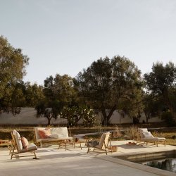 TINE K HOME BAMBUS LOUNGE SOFA SAND HYNDE - 160