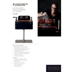 EVERDURE FUSION KULGRILL/INKL FOD SORT - 90