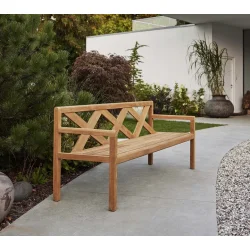 CANE-LINE GRACE 3PERS/BNK - TEAK 210