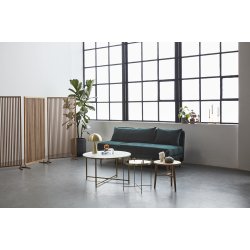 HBSCH POND BORD HVID/MESSING - 80