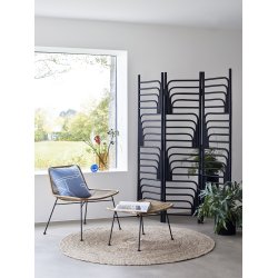 H�bsch Gulvt�ppe rund jute - natur 150