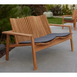 Cane-Line Amaze 2pers/ Sofa - Teak 145 