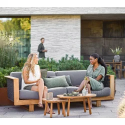 Cane-Line Angle 3pers/ Sofa - Teak 220