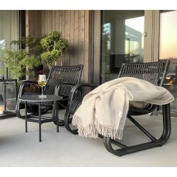CANE-LINE CURVE LOUNGESTOL - NATURAL 77