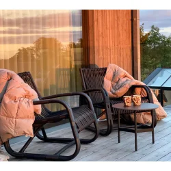 CANE-LINE CURVE LOUNGESTOL - NATURAL 77