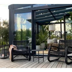 CANE-LINE CURVE LOUNGESTOL - NATURAL 77